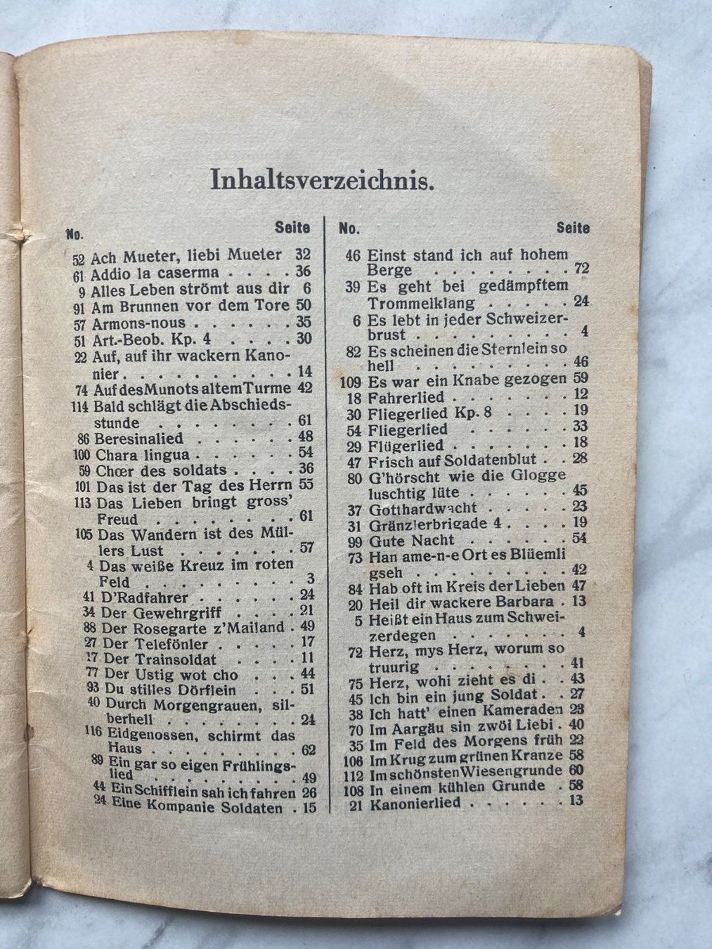 Bücher: Lieder Büchlein Schweizer Armee – Gebraucht aus Mirchel von buecher_wurm 6