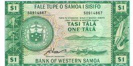 Western Samoa  1 Tala 1967-2020  P-16 UNZ CRP Print