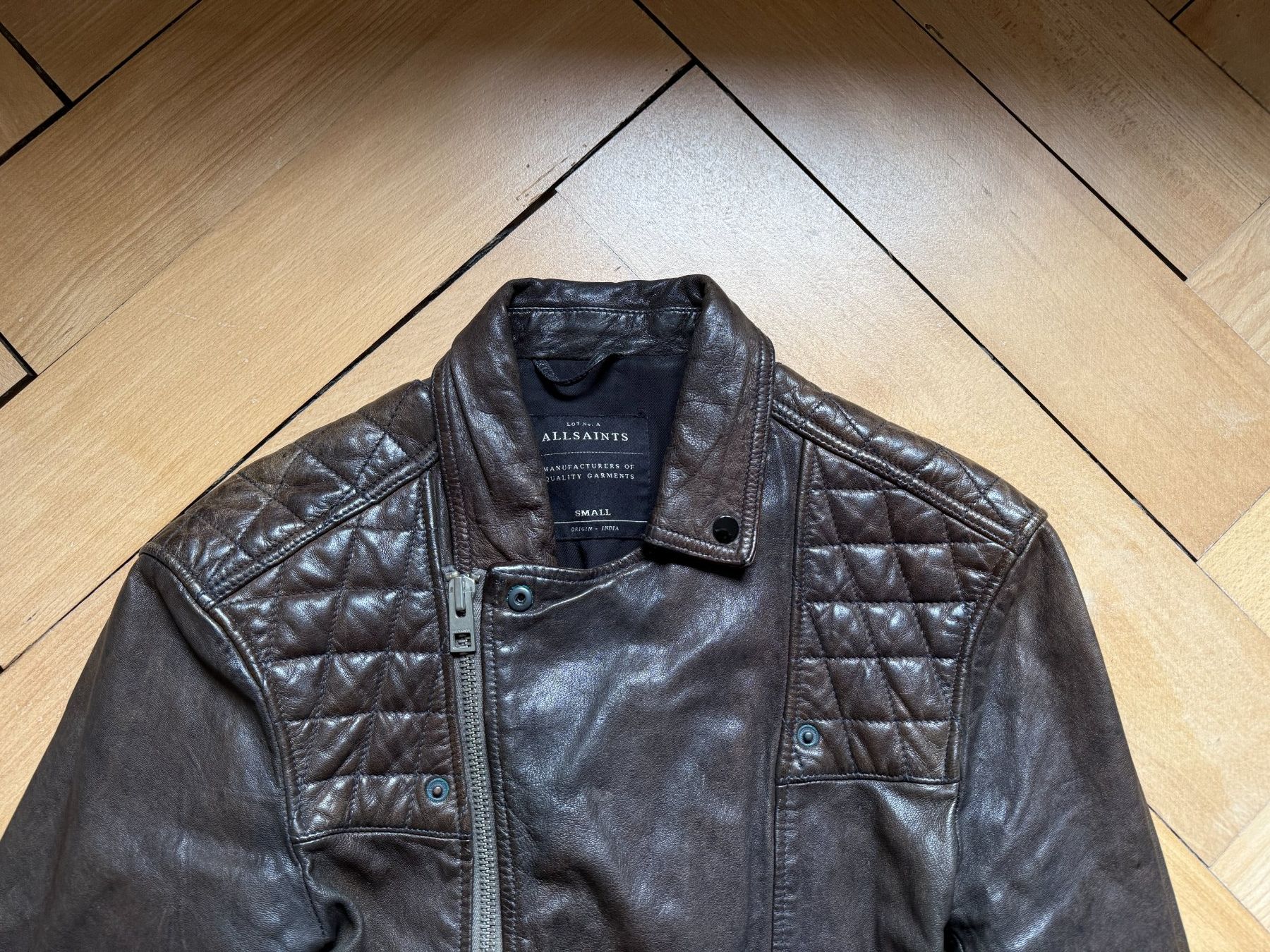 Allsaints Giacche: ALLSAINTS - Lederjacke dunkelbraun S – Usato da Zürich venduto da Diazaio 1
