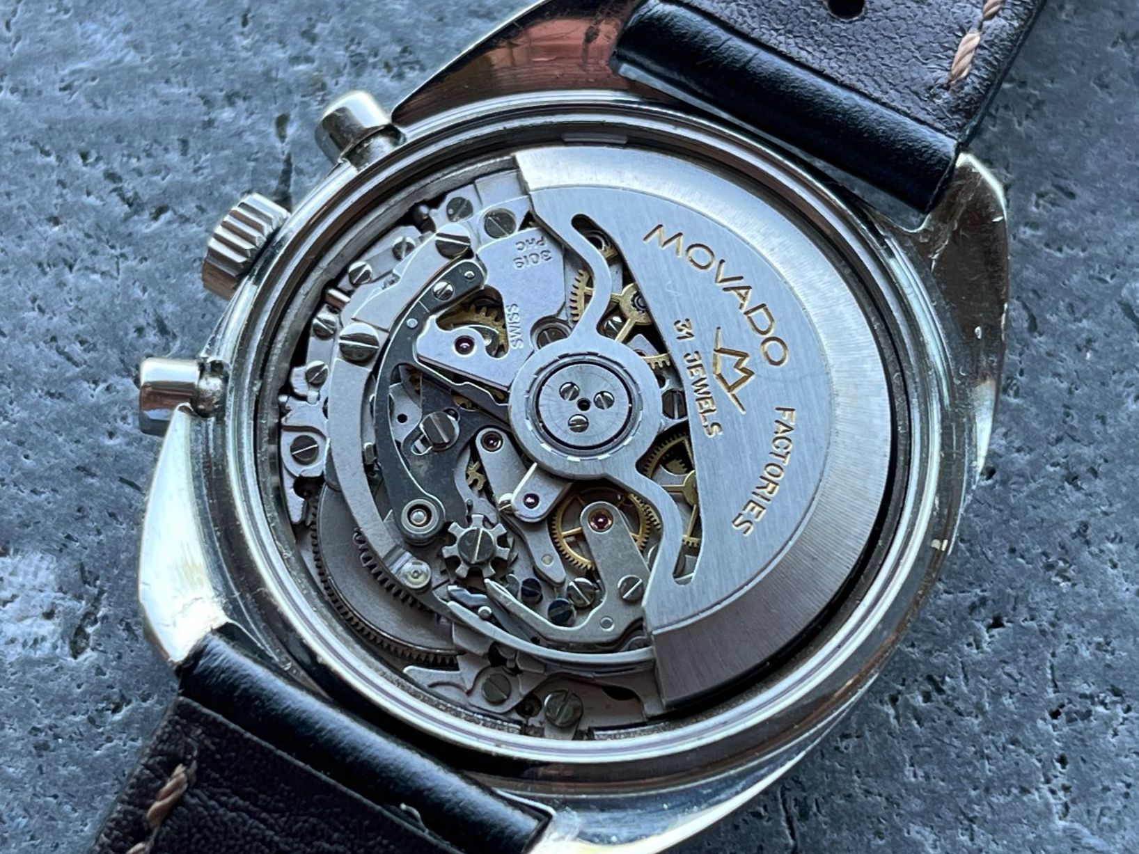 Movado Orologi: MOVADO CHRONO DATRON HS 360 PANDA DIAL – Usato da Beinwil am See venduto da watchfever 5