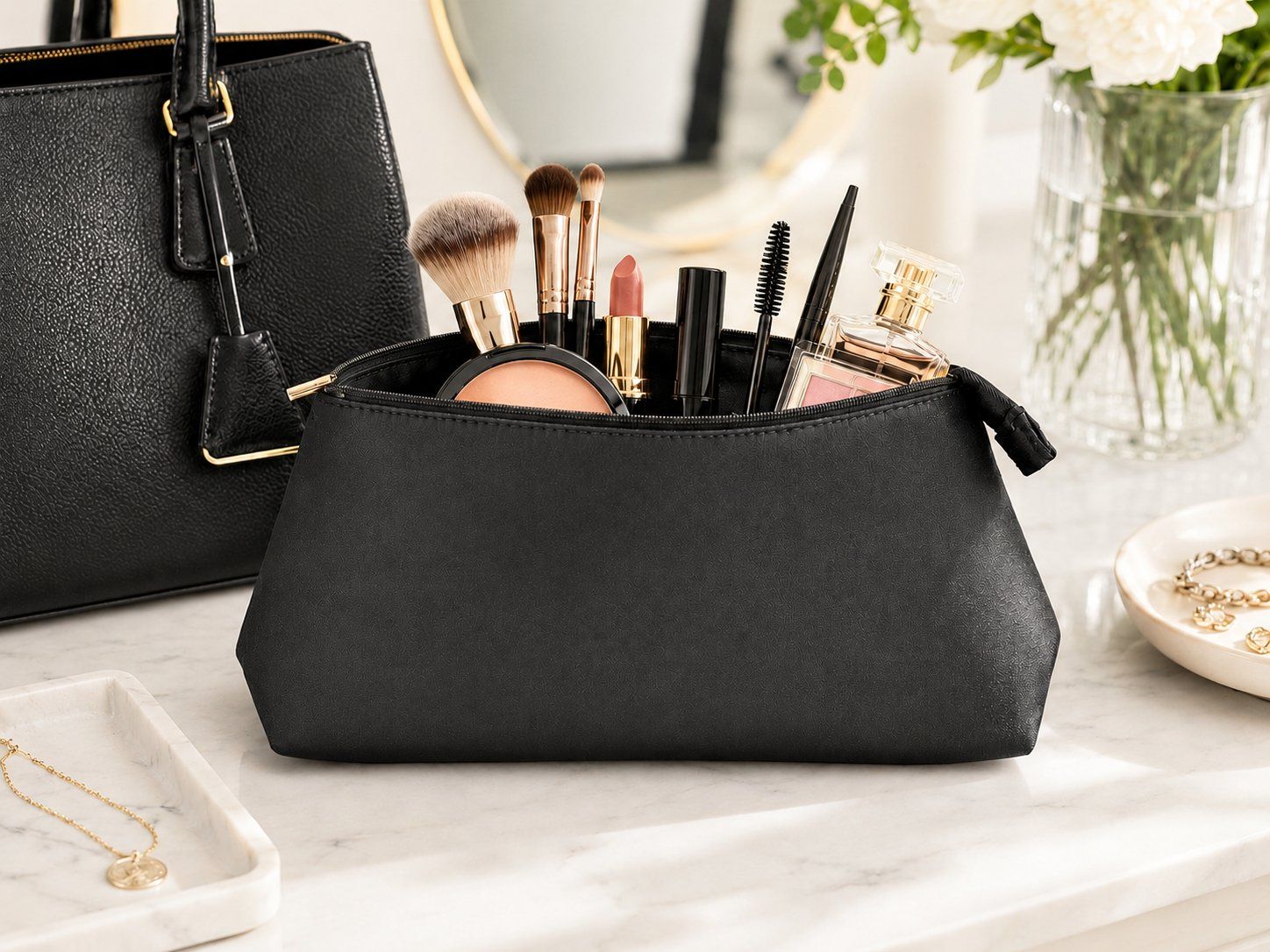 Custodie per cosmetici: Elegante schwarze Tasche – Nuovo (secondo la descrizione) da Fully venduto da VaneaSelection 1