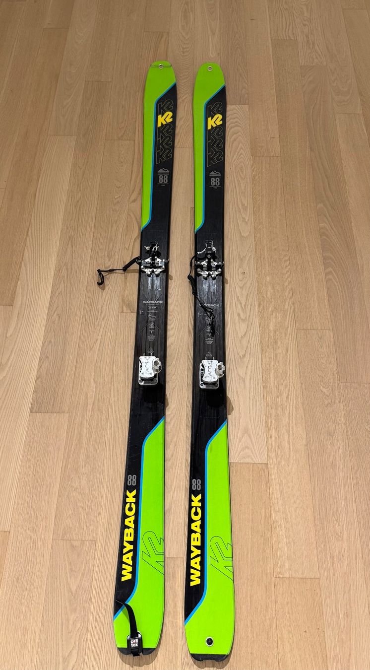 K2 Sci: K2 Wayback 88 2023,181cm avec fixe et peaux – Usato da Commugny venduto da jon_9fwb 1