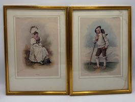 Trachtenbilder 9. Stück