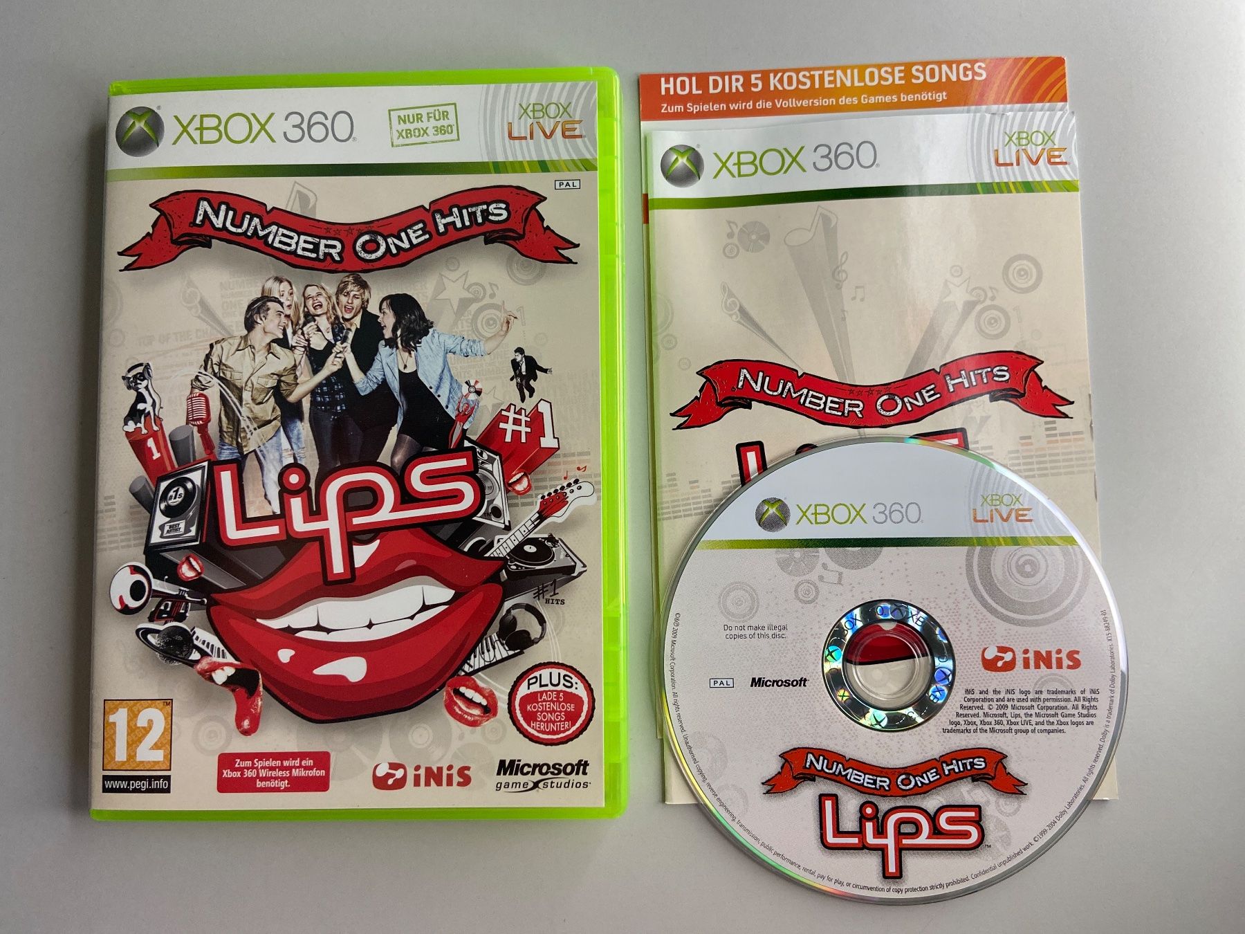 Microsoft Giochi: LIPS Number one hits - Xbox 360 – Usato da St.gallen venduto da taduz
