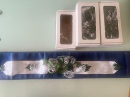 Tischband (Silberne Rose)