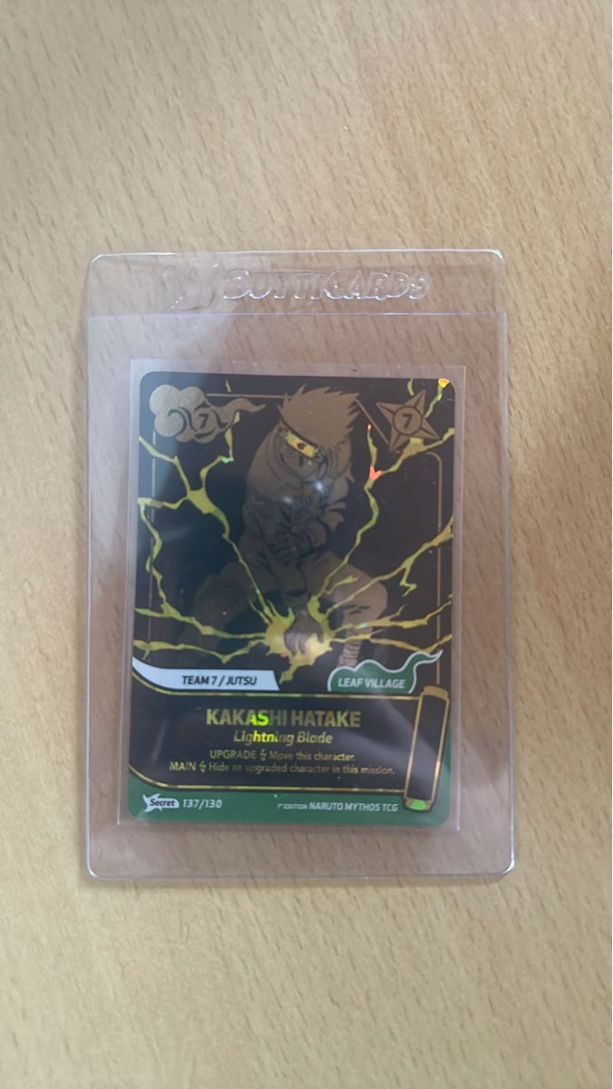 Sammelbilder & Trading cards: Naruto Mythos TCG - Kakashi Hatake Lightning Blade – Neu (gemäss Beschreibung) aus Villnachern von hau_c5sn