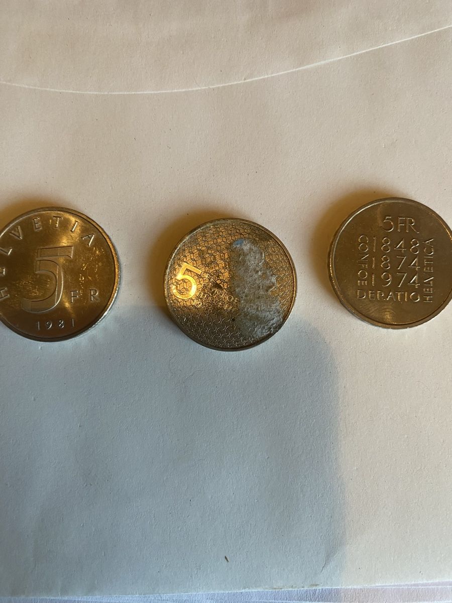 Tutti le monete: 5 fr Gedenkmünze  – Usato da Menzingen venduto da Edelmuni7