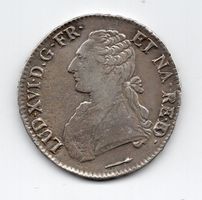 (1330) Frankreich, 1 Ecu 1786, top, vz