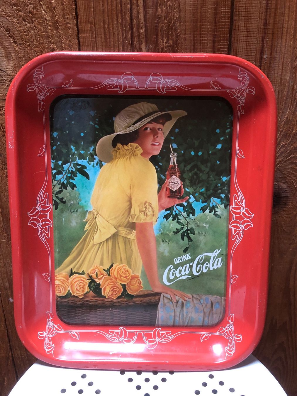 Tablet PC: Vintage Coca Cola Tablett Metall – Usato da Gwatt (Thun) venduto da umwelt-brocki