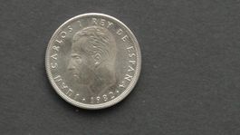 Spanien Münze 25 Pesetas 1982 Juan Carlos gebraucht