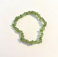 Grüner Olivin Edelstein Armband, Top Zustand