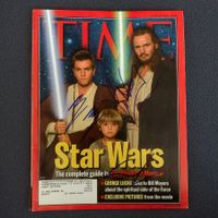 STAR WARS - (CAST) handsigniertes TIME-Magazin (1999) w/COA