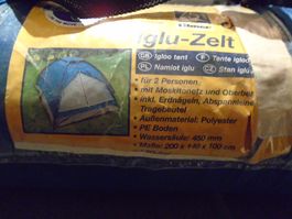 Iglu-Zelt, Filmer, 2 Personen, blau