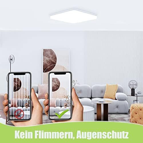 Lampadari & plafoniere: Flach Led Deckenlampe 48W 6500K 5000LM Deckenbeleuchtung – Nuovo e nell'imballaggio originale da Hundwil venduto da Stallone6 6