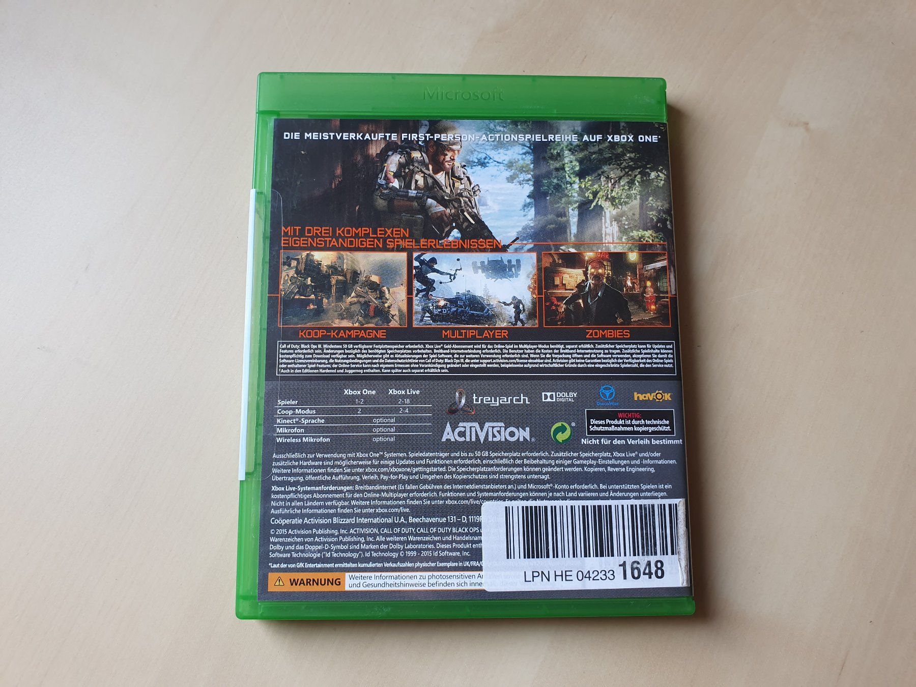 Microsoft Spiele: Call of Duty Black Ops III – Gebraucht aus Stansstad von collectorsshop 1