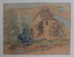 Impressionistisches Gemälde signiert