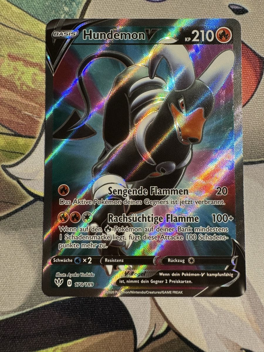 Pokémon Carte collezionabili: Hundemon V 178/189 DE – Nuovo (secondo la descrizione) da Therwil venduto da CarottiCards