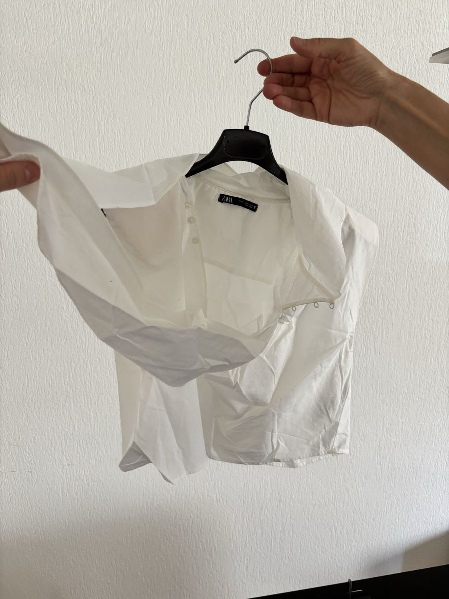 Zara Blusen: Camicia con fiocco e spalline Zara – Gebraucht aus Embrach von arg_wy2k 1