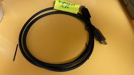 DisplayPort Kabel, 1.8m, Schwarz, Top Zustand.