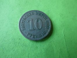 Dt. Reich 1898 E, 10 Pfennig
