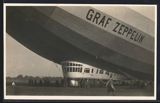 Ansichtskarten: Luftschiff Graf Zeppelin, Teilansicht mi – Gebraucht aus Berlin von bartko-reher