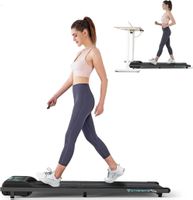 Ultradünn Laufband 1-6KM/H Elektro Gehgerät Bluetooth LCD