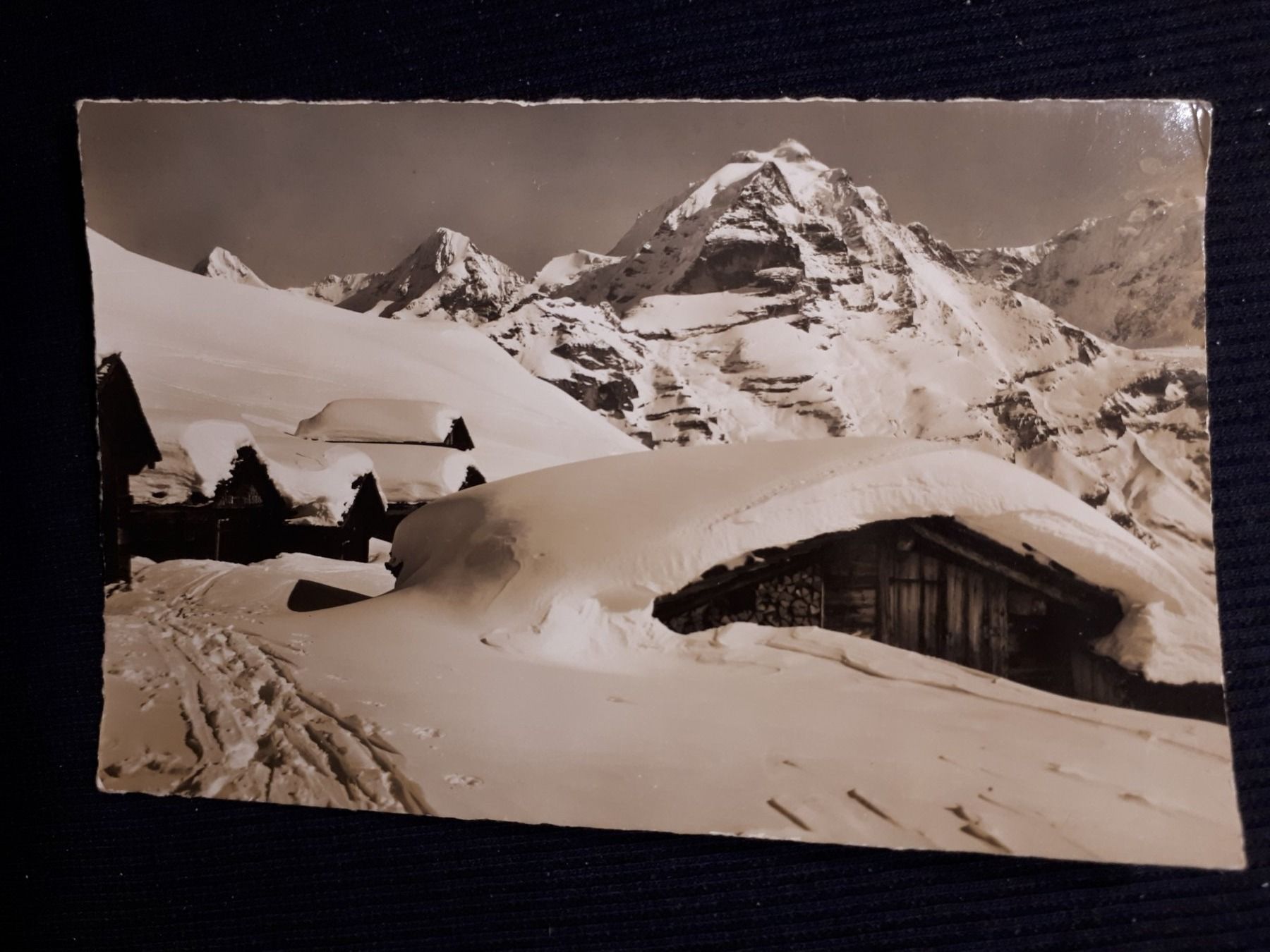 Cartes postales: MURREN - SCHILTALP - WINTER – D'occasion à Ponto Valentino par giorgia06