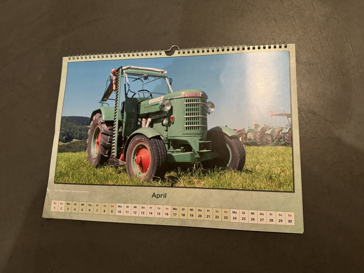 Bührer Calendari: Bührer Traktor Kalender 2017 – Usato da Egg SZ venduto da fsc_g2v2 1