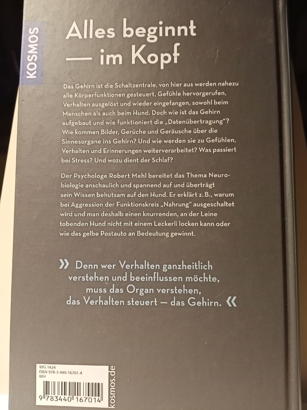 Libri: Robert Mehl: Die Psyche des Hundes – Usato da Oftringen venduto da Myti 1