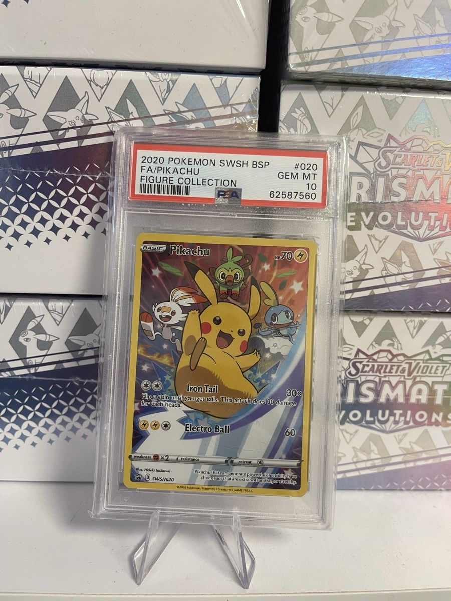 Pokémon Carte collezionabili: Pikachu swsh020 psa 10 – Usato da Breitenbach venduto da KithusPokeKingdom