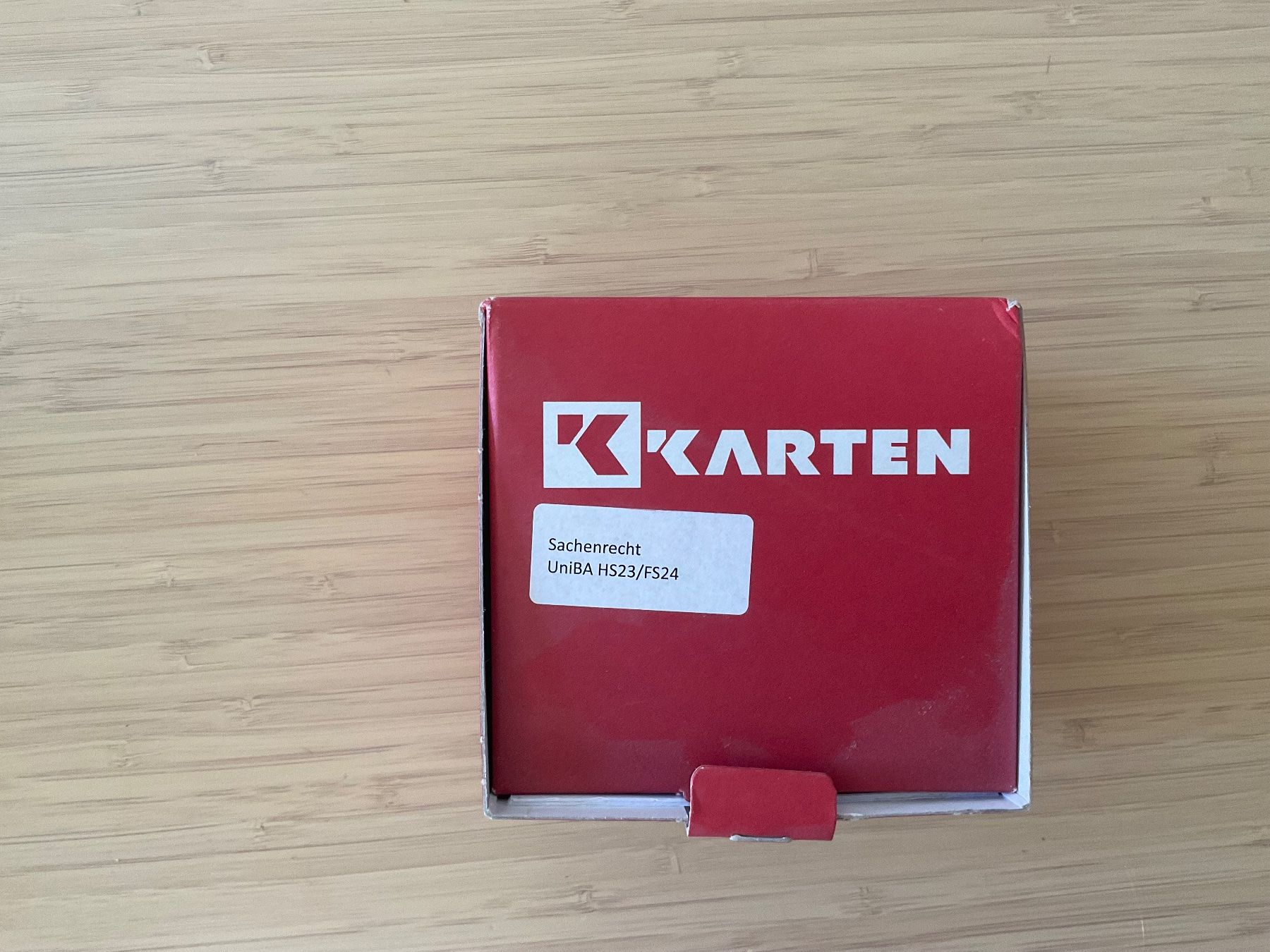 Libri: Sachenrecht KKarten Uni Basel HS23/FS24 – Usato da Bottmingen venduto da cho_m7fq