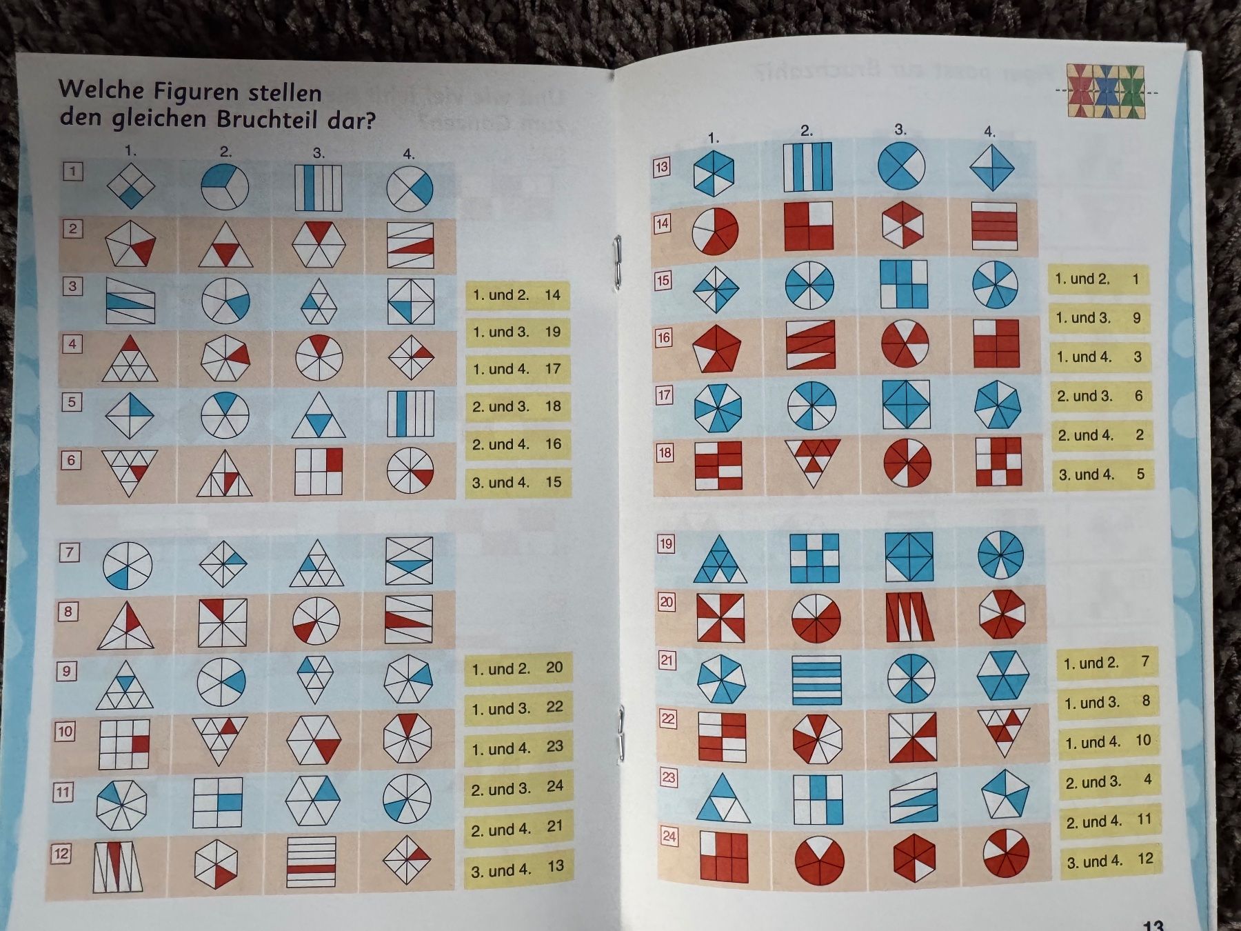 Spiele: Lük- Heft - Brüche - 3./4. Klasse – Gebraucht aus Aarau von Kilauea 5