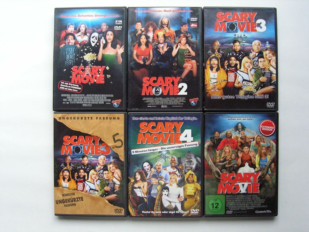 SCARY MOVIE 1 - 5 DVD 6 FILME SET (Gebraucht) in Zuzwil SG für CHF 19.5 ...