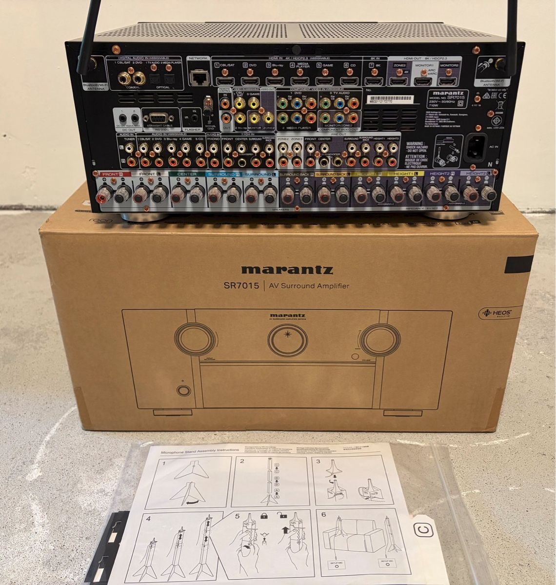 Marantz Ricevitori:  AV Receiver Marantz SR7015, schwarz – Nuovo (secondo la descrizione) da Wilen b. Wil venduto da carpediem25 2