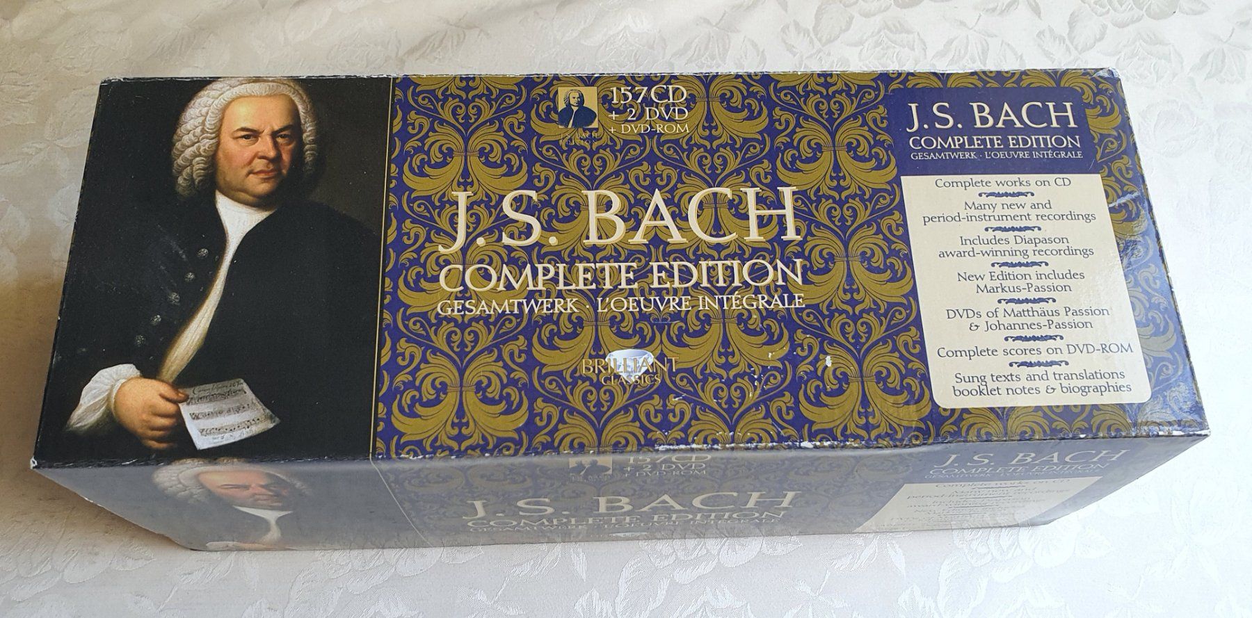 CD: J.S. Bach Gesamtwerk auf 157 CD + 2 DVD – Nuovo (secondo la descrizione) da Zürich venduto da issi267