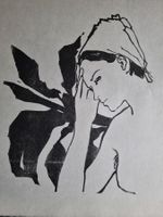 LÜTHY WOLF WERNER HOLZSCHNITT AUF JAPANPAPIER GRÖSSE 62X46CM
