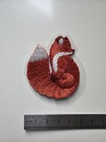 Applikation/Aufnäher Fuchs ca. 4,5 x 5,5 cm 