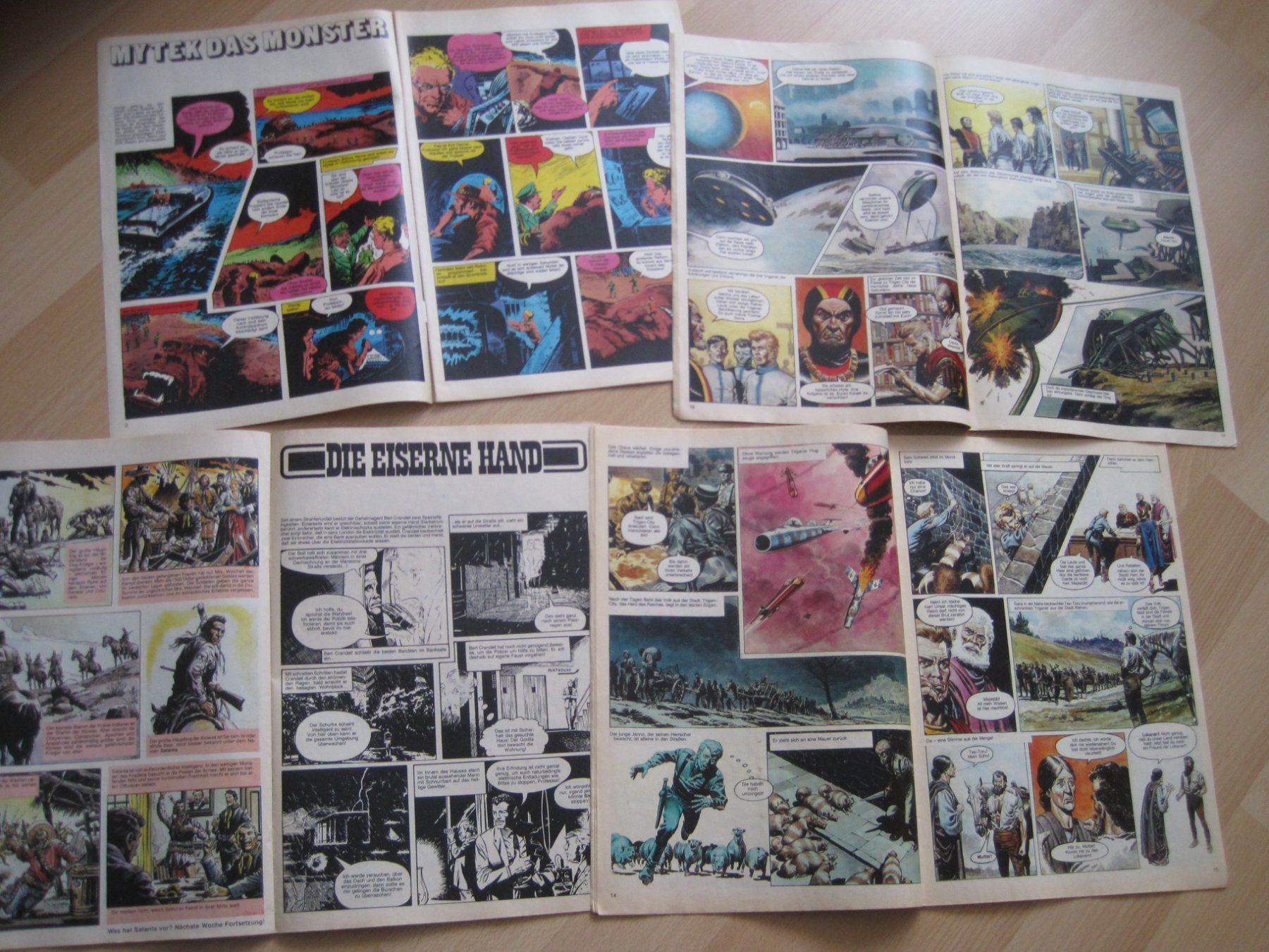 Comics: KOBRA Eiserne Hand Trigan Archie  1976 Comic LOT D – Gebraucht aus Gossau SG von Noryflory 2
