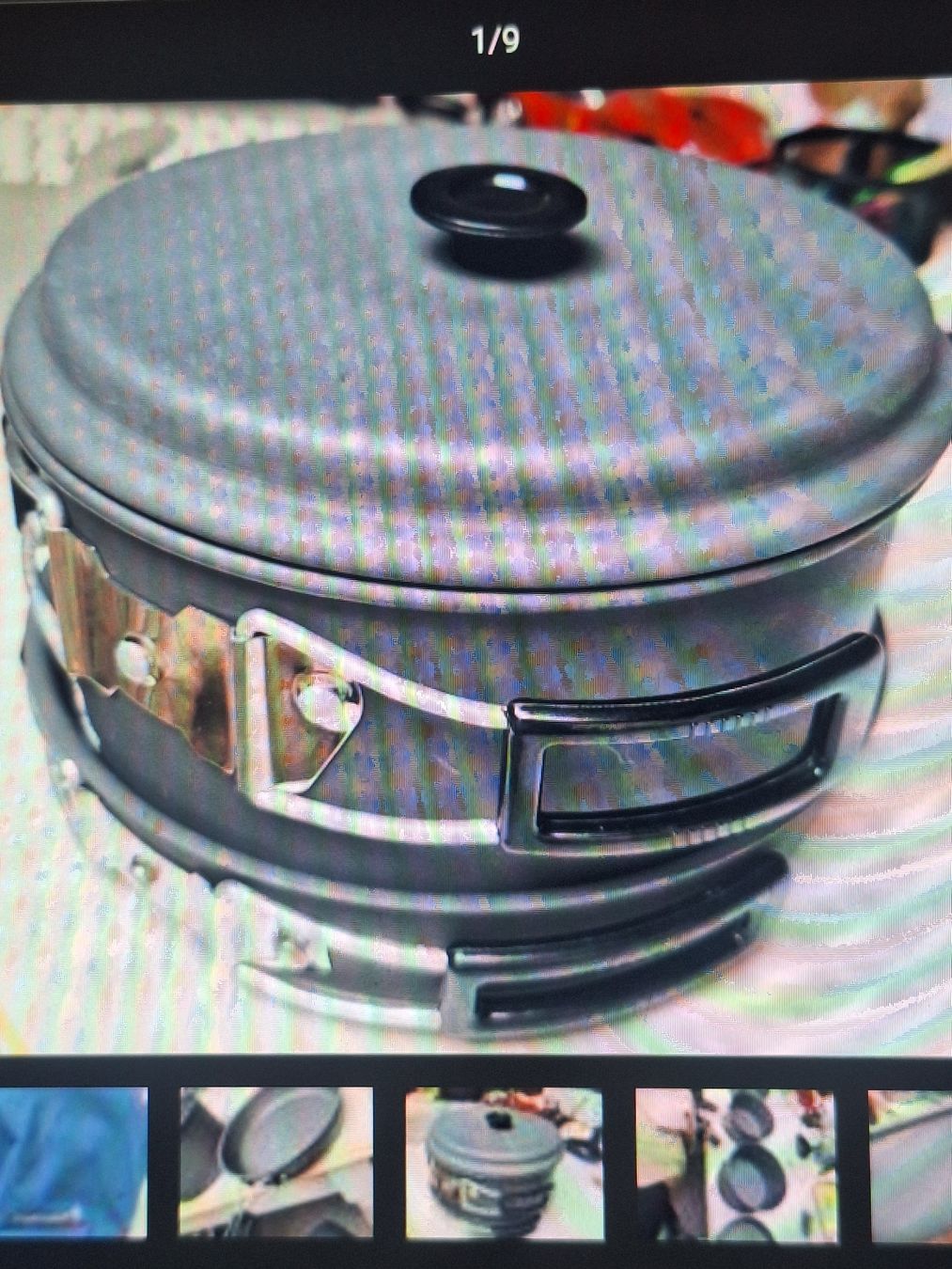 Komplettküchen: Batterie de cuisine de camping compacte.  – Gebraucht aus Tannay von v1n1p00h