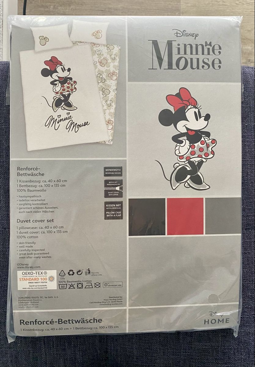 Bettwäsche: Bettwäsche Minnie Mouse – Neu und originalverpackt aus Küssnacht am Rigi von Wir-3 1