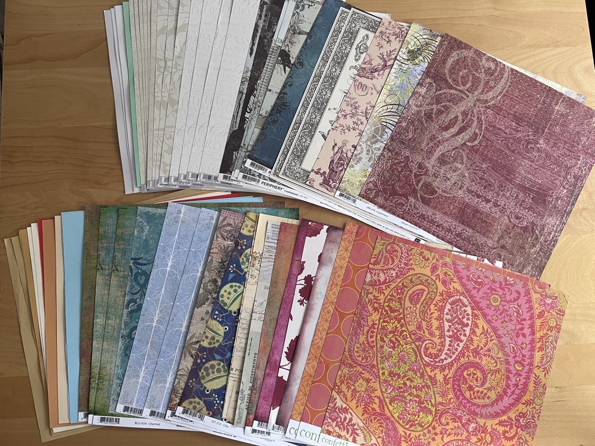 Papiere: Scrapbooking lot de feuilles  – Gebraucht aus Bernex von isa_c5fr