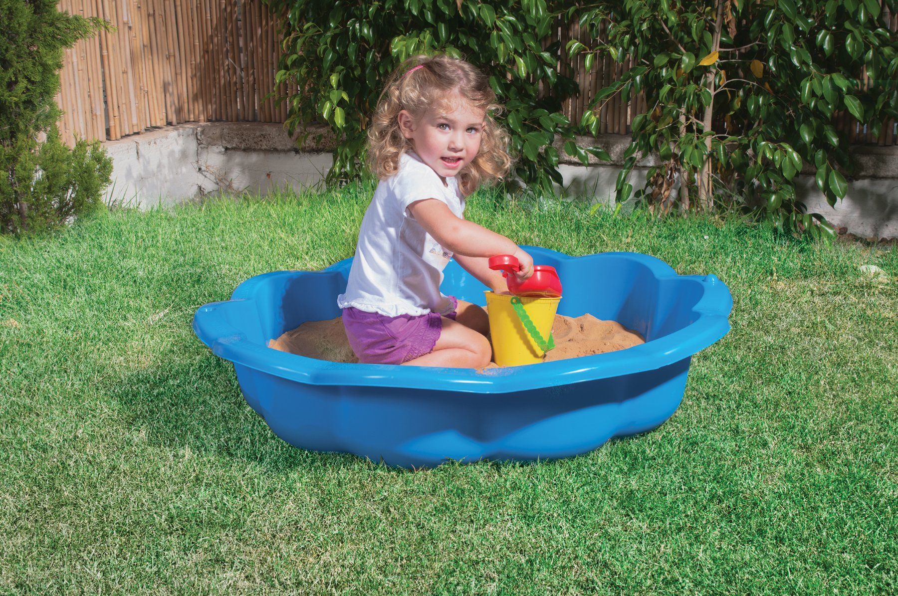 Sabbiera per bambini: 2er Set Sunflower Pool- und Sandkasten – Nuovo e nell'imballaggio originale da Erlinsbach venduto da Home-World 1