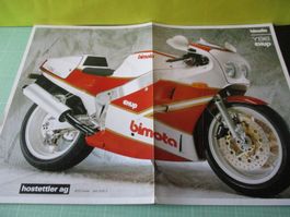 Bimota YB6 Prospekt - Seltenes Sammlerstück