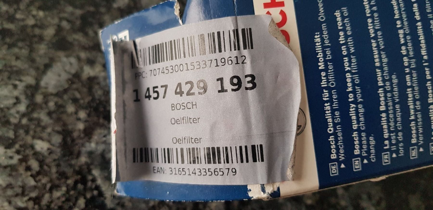 Bosch Accessori per altri veicoli: NEU, BOSCH ölfilter P 9193 – Nuovo e nell'imballaggio originale da Mezzovico venduto da maemy 1