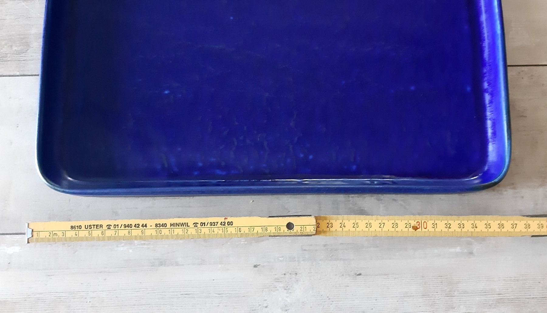 Servierplatten: Langenthaler  -  Ocean Blue  -  Servierschale  - Ofen Schale – Gebraucht aus Tagelswangen von BrigittaC01 3