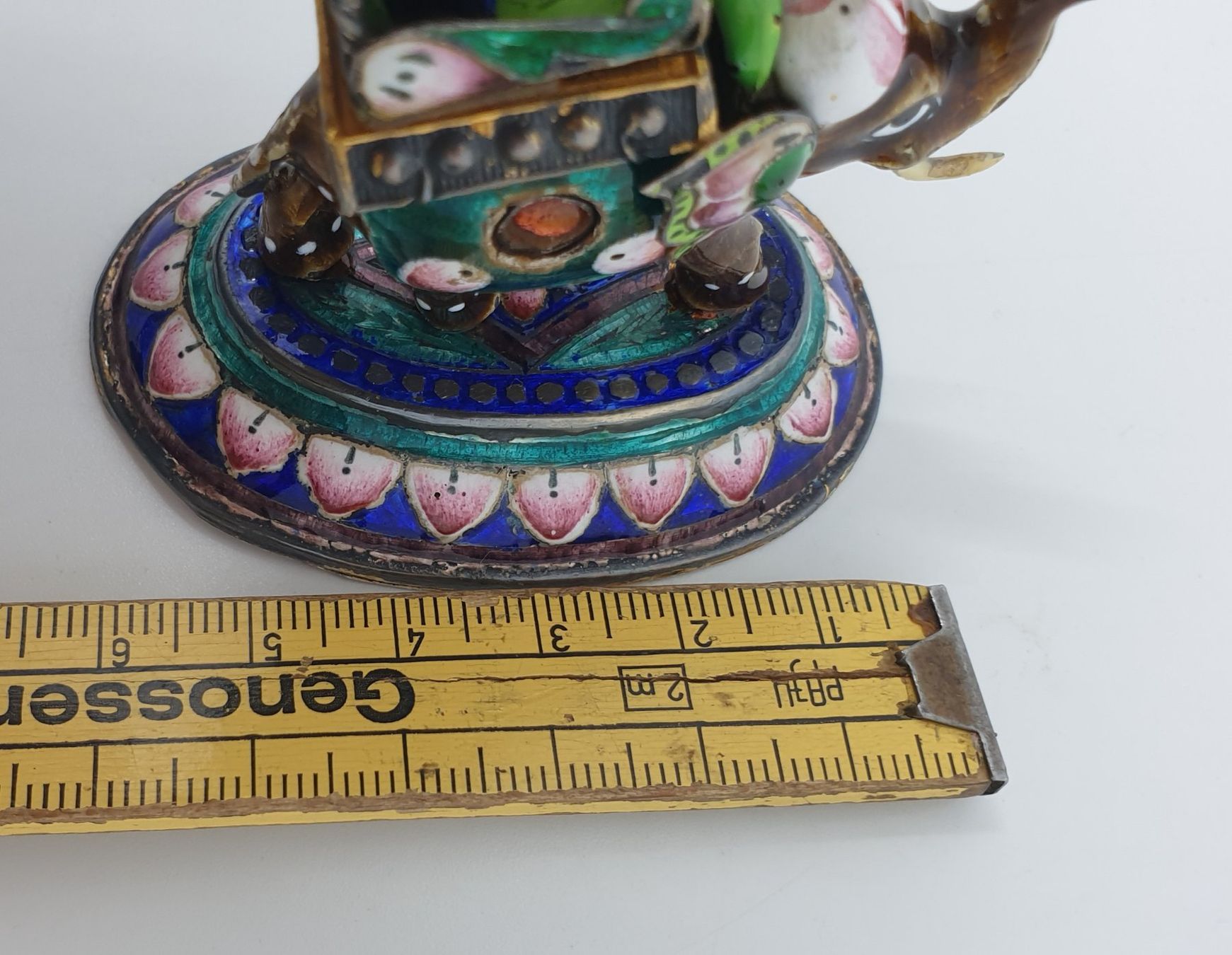 Statuette: Emaillierte Figur Cloisonné Asien, Indien ? – Usato da Emmen venduto da magelan 6