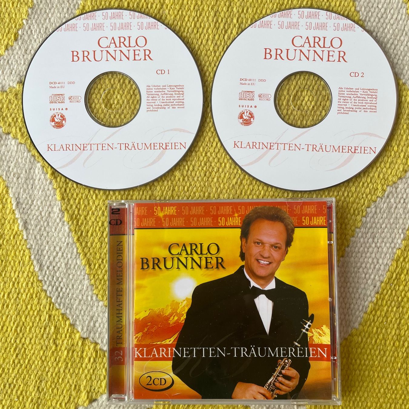 CD: CARLO BRUNNER-2CD KLARINETTEN TRÄUMEREIEN – Usato da Rorschacherberg venduto da CD-Roli