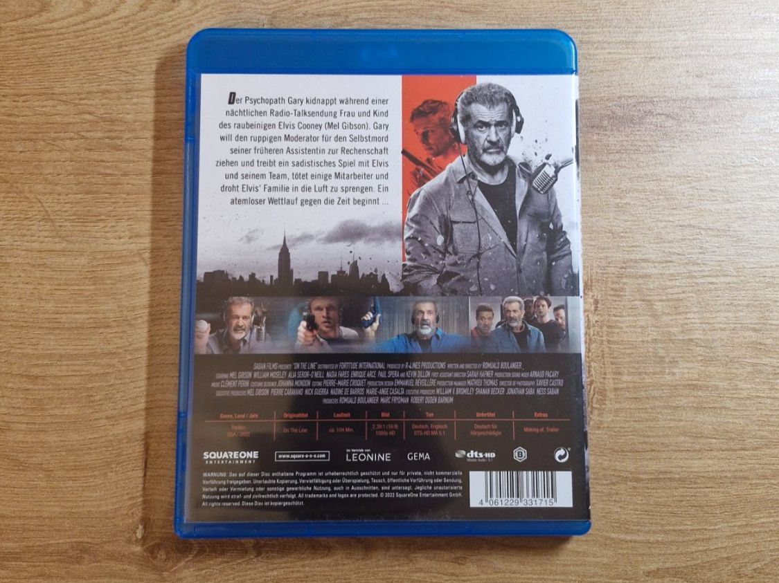 Tutti i DVDs: On the Line (2022) Bluray – Usato da Pfungen venduto da Whitie 1
