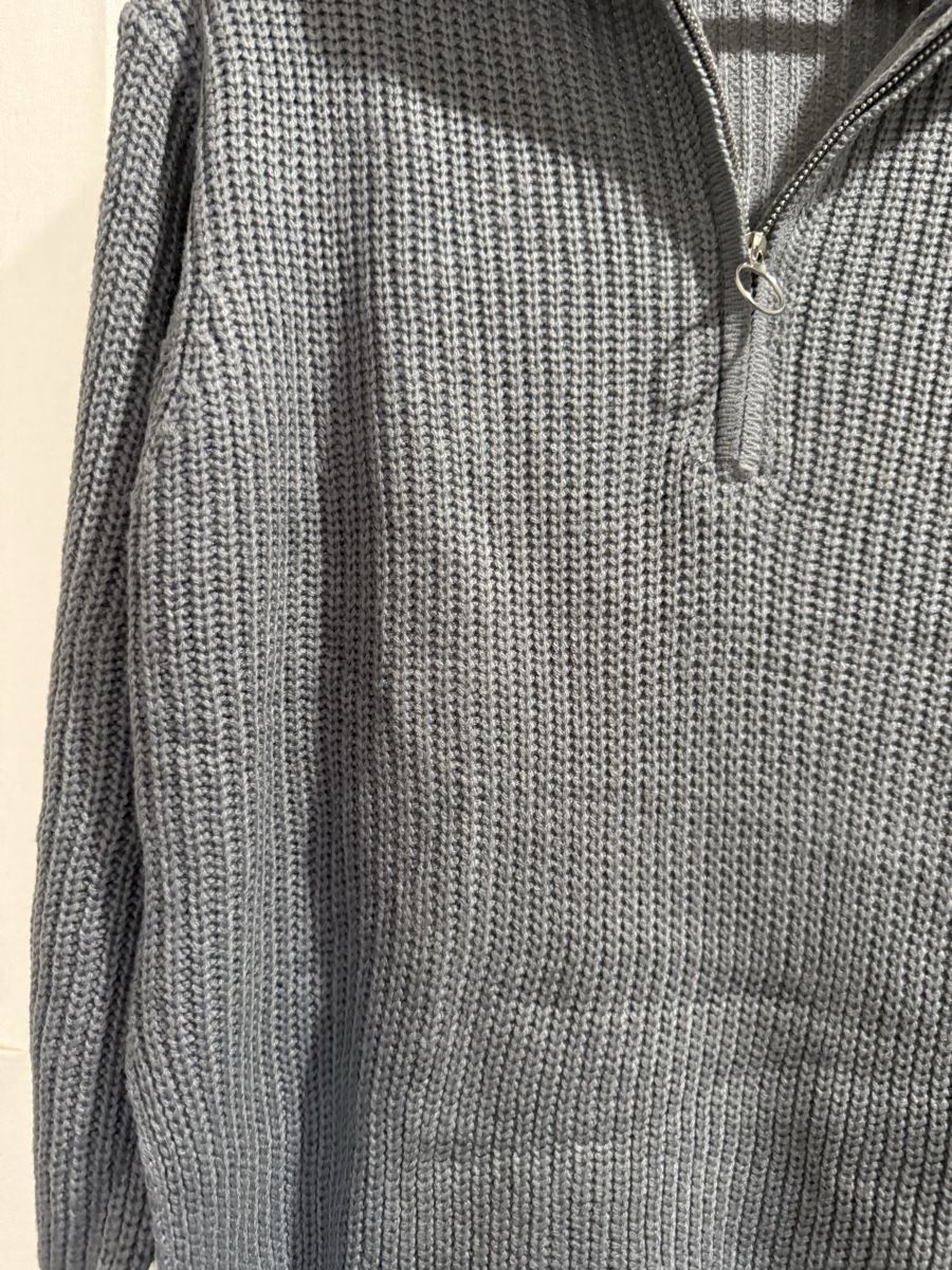 Shein Pullover & Sweatshirts: Shein Strickpullover mit Reissverschluss grau Grösse L – Neu (gemäss Beschreibung) aus Regensdorf von BigCloset680 1