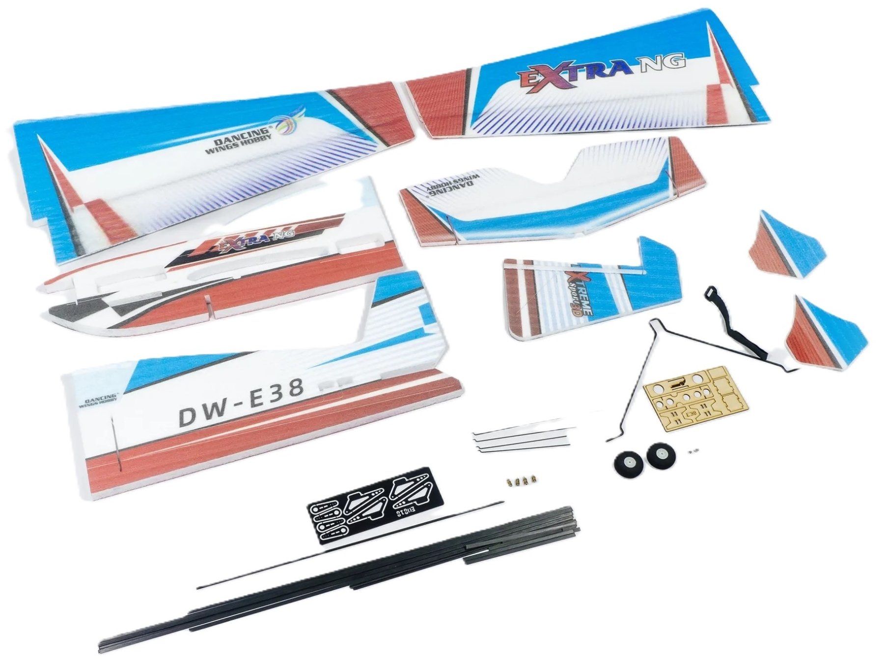 RC Modellbau: Extra-NG 3D, Spw 1200mm, Indoor KIT-Bausatz, EPP DW-Hobby – Neu und originalverpackt aus Entlebuch von Hebu 5